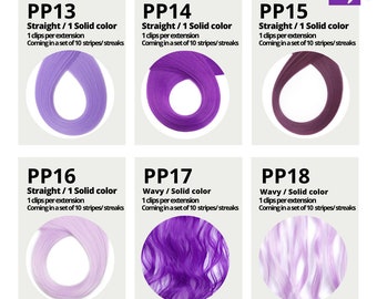 Color Chart for Hair Strokes Set – Supreme Permanent