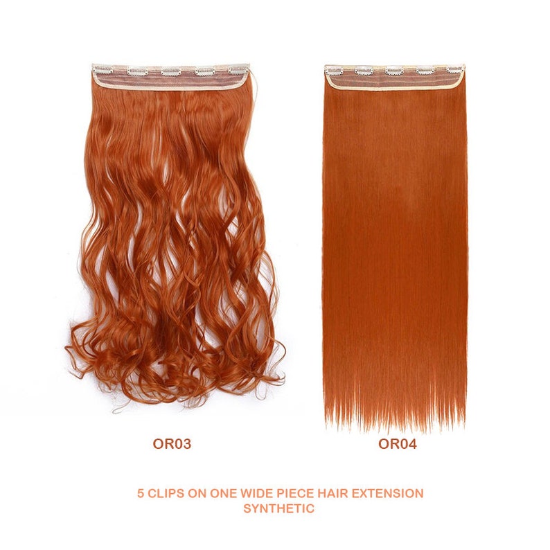 Natural Redhead Clip in Hair Extensions Ginger Hair Red Hair Etsy