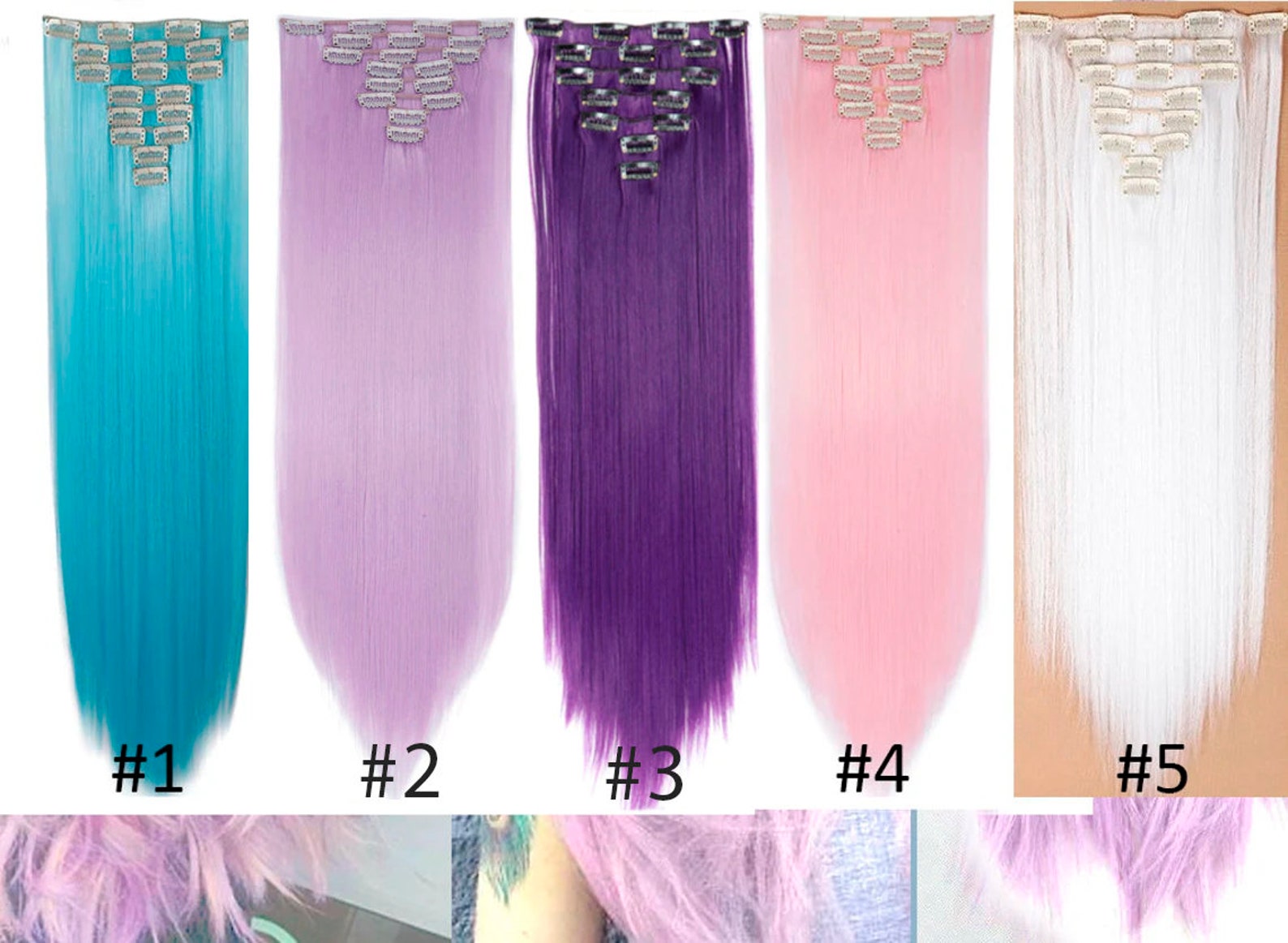 5. Black and Purple Hair Extensions - wide 7