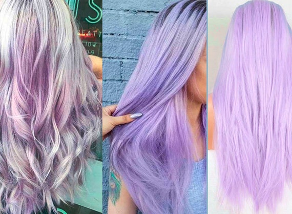 Dark Purple Hair Extensions Clip in Hair Streaks Lavender - Etsy Dark Purple Hair Extensions Clip in Hair Streaks Lavender - Etsy