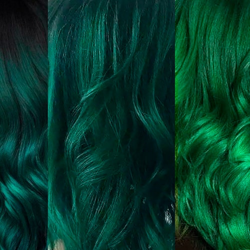 Dark Green Hair Extensions Emerald Green Aesthetic Forest - Etsy Australia Dark Green Hair Extensions Emerald Green Aesthetic Forest - Etsy Australia