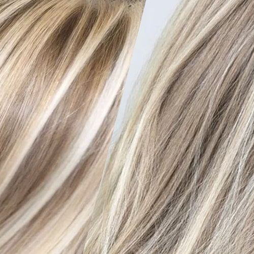 Babylights Hair Extensions Blonde Highlights Silver Grey Hair - Etsy