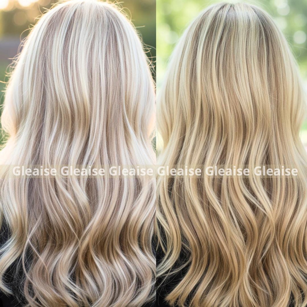 Babylights Hair Extensions Blonde Highlights Silver Grey  display picture 2