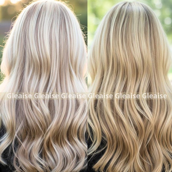 Babylights Hair Extensions Blonde Highlights Silver Grey 