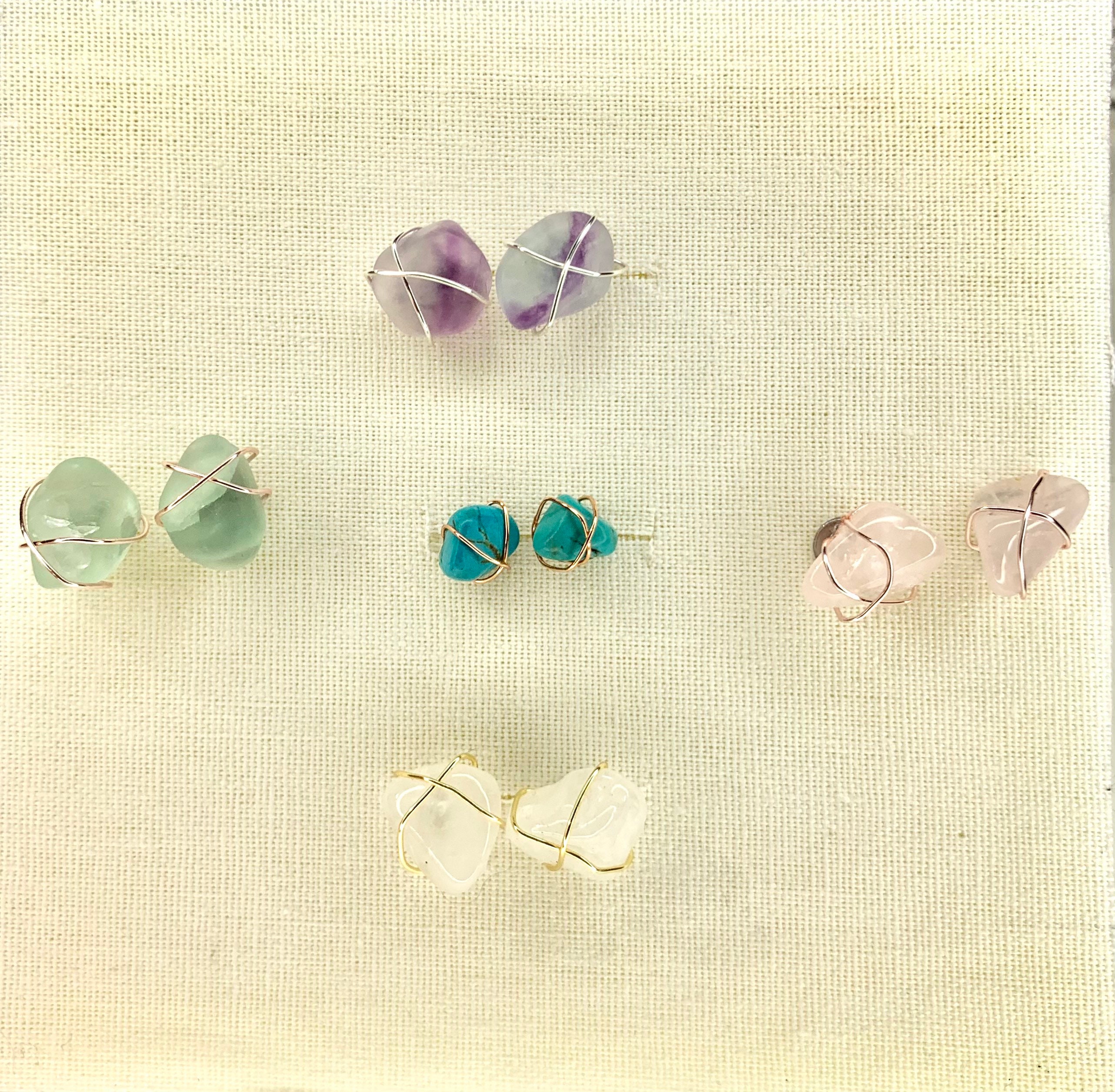 Crystal Stud boho style Earrings