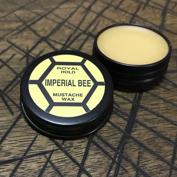 IMPERIAL BEE mustache wax Royal Hold 1/2 oz tin #1 Top Deal style train Best Wax at Low Cost gotta try Cheap to Buy Free Shipping