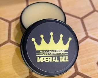 Cera per baffi IMPERIAL BEE Royal Hold barattolo da 1/2 oz #1 Offerta migliore stile treno La migliore cera a basso costo da provare Economico da acquistare Spedizione gratuita