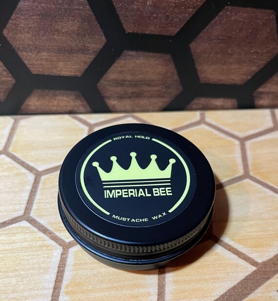 IMPERIAL BEE mustache wax Free Shipping royal hold 1oz Best Buy top handlebar Strong Balm beard style Movember YOU Help Bee Charity • Wax On