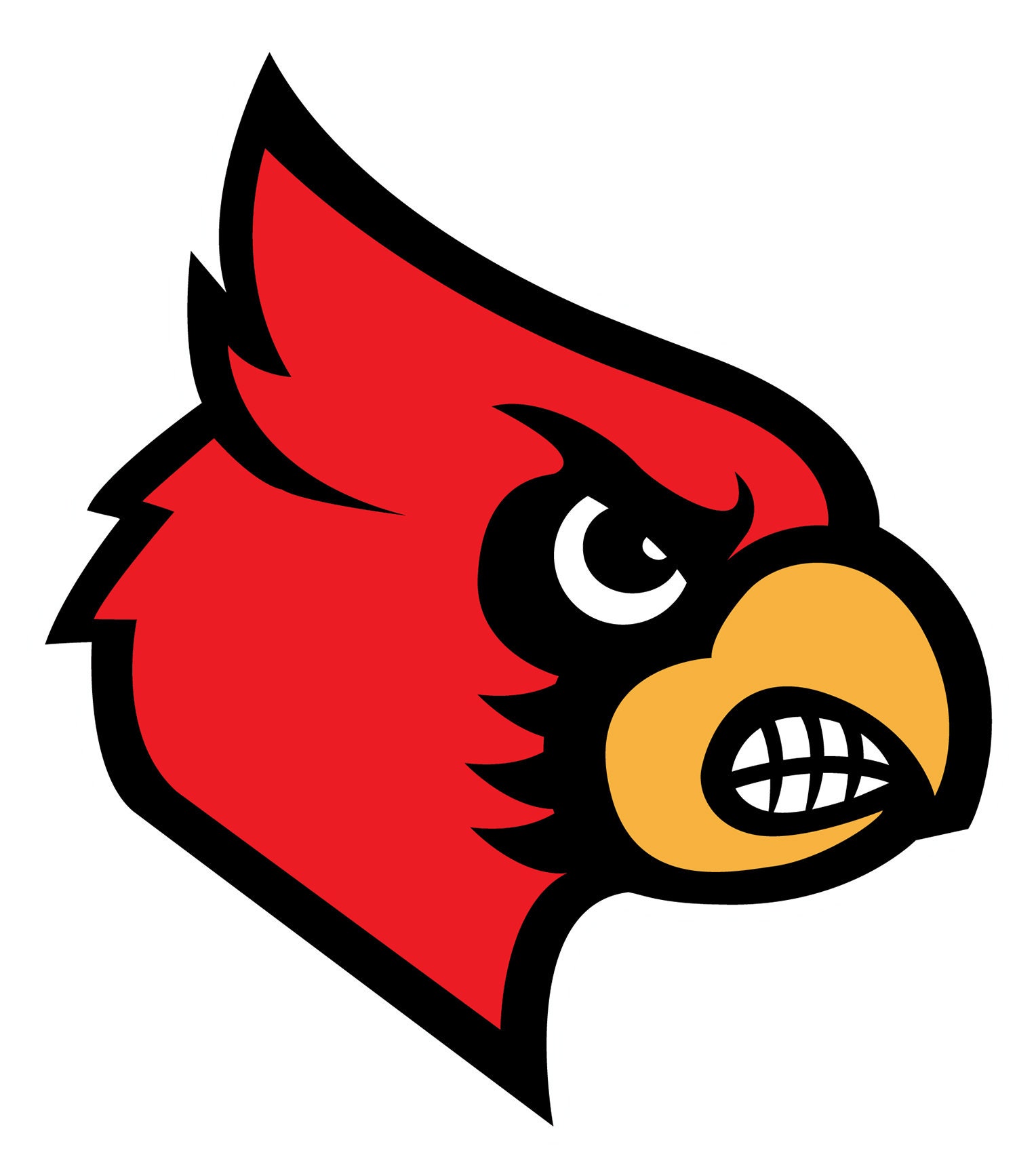 Louisville Cardinals Logo Sticker / Vinyl Decal 10 Sizes - Etsy