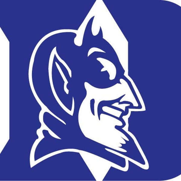 Duke Blue Devils Logo Sticker / Vinyl Decal 10 sizes