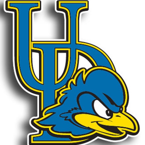 University Delaware Blue Hens Logo Sticker / Vinyl Decal 10 sizes