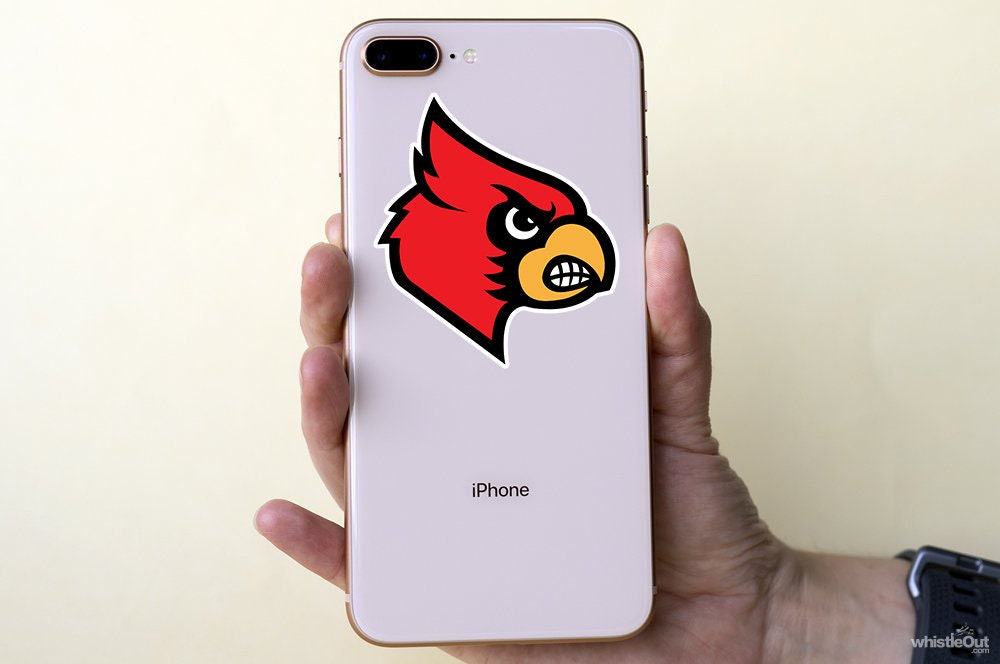 Louisville Cardinals Logo Sticker / Vinyl Decal 10 Sizes 