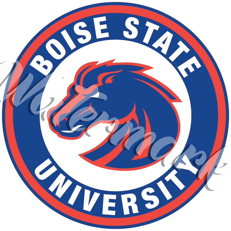 Boise State Broncos Circle Logo Sticker / Vinyl Decal 10 sizes | Etsy