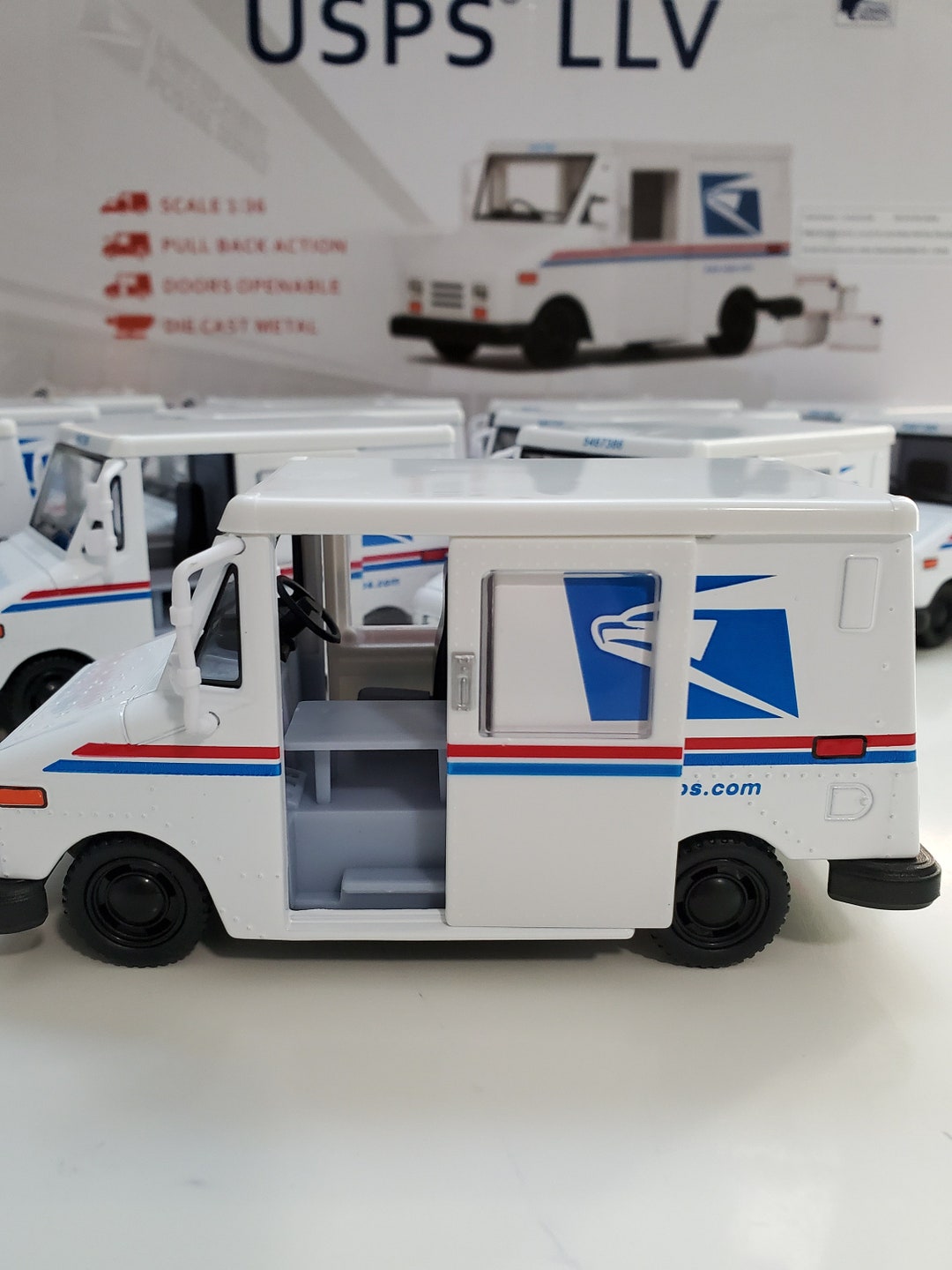 CUSTOM USPS Vehicle Mail Truck Toy Scale 136 - Etsy