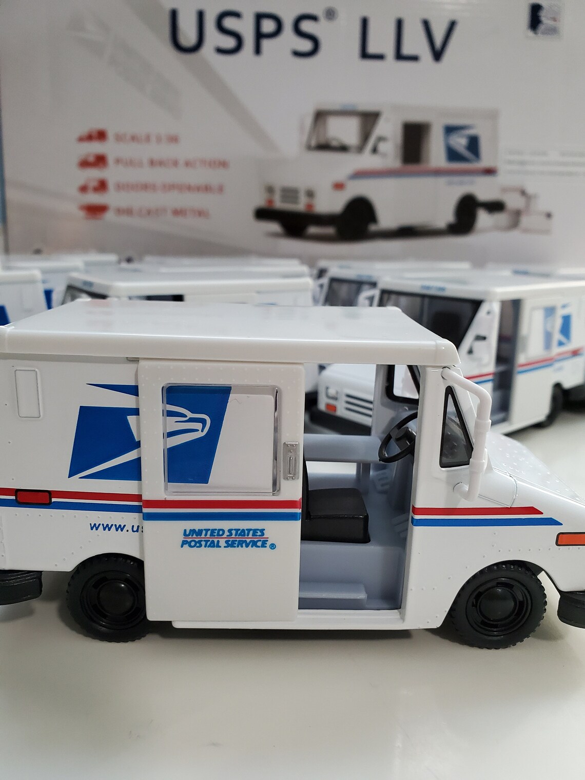 CUSTOM USPS vehicle mail truck toy scale 136 Etsy