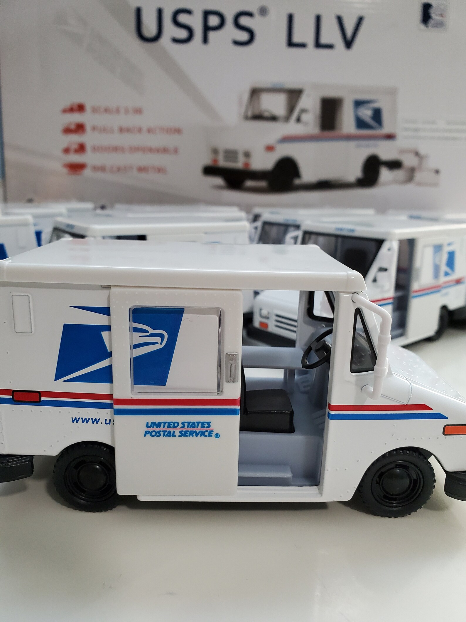CUSTOM USPS vehicle mail truck toy scale 136 Etsy