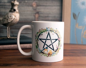 Air Witch Coffee Mug. Witch's Brew Mug. Elemental Witch Mug. Wiccan Mug. 11oz Mug or 15oz Mug. Dishwasher Safe and Microwave Safe. Pagan Mug