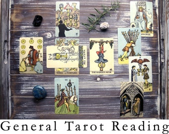 General Tarot Reading - Celtic Cross Tarot Reading - Intuitive Guidance from the Cards with a 9 Card Tarot Reading