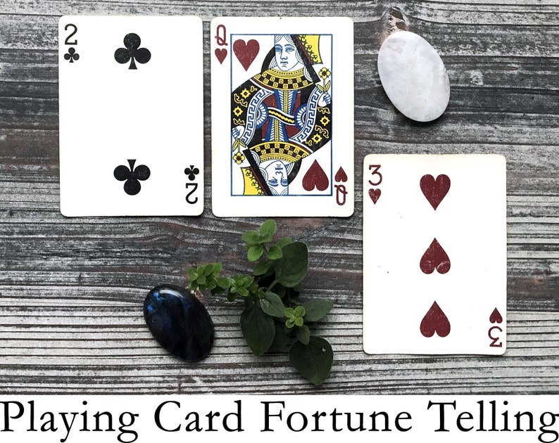 Playing Cards Reading. Custom Cartomancy Reading. Playing Card | Etsy