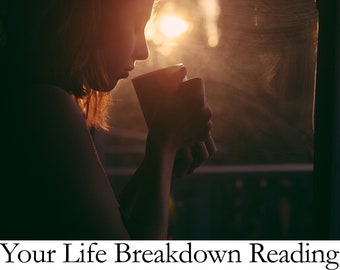 Life Breakdown Tarot Reading. Your Life Check-In Tarot or Oracle Reading. Psychic Reading. Tarot Card Reading. Fortune Teller Reading.