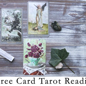 Intuitive Tarot Reading Three Cards Find Guidance from the Cards with a 3 Card Tarot Reading image 1