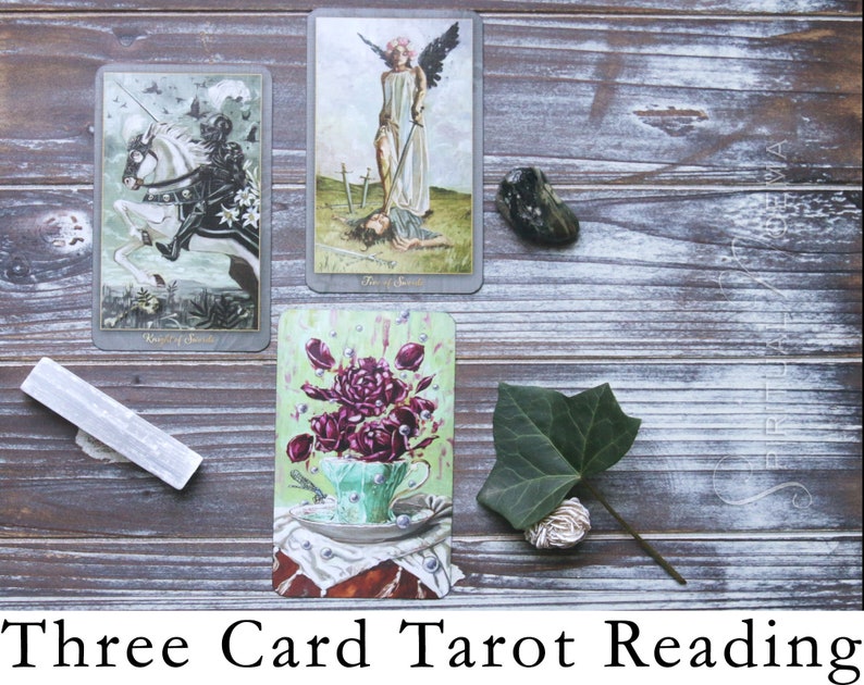 Intuitive Tarot Reading Three Cards Find Guidance from the Cards with a 3 Card Tarot Reading image 1