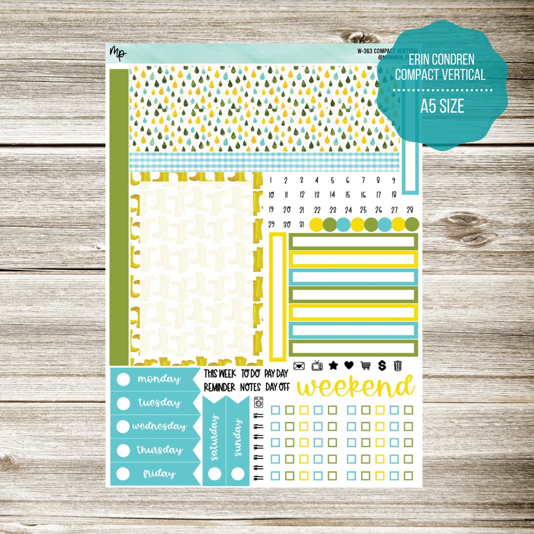W-363-CV April Showers Kit Compact Vertical Kit - Etsy