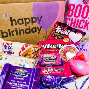 Best BIRTHDAY Snack Box, Birthday Care Package, Employee Birthday Gift, Gift for Bestie, Friend, Student, Office, Long Distance Gift