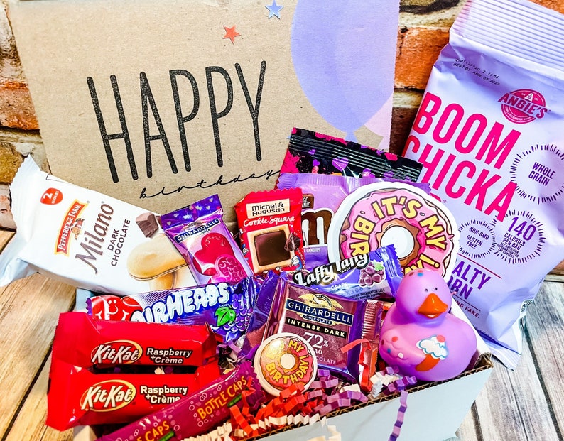 Best BIRTHDAY Snack Box Birthday Care Package Employee - Etsy