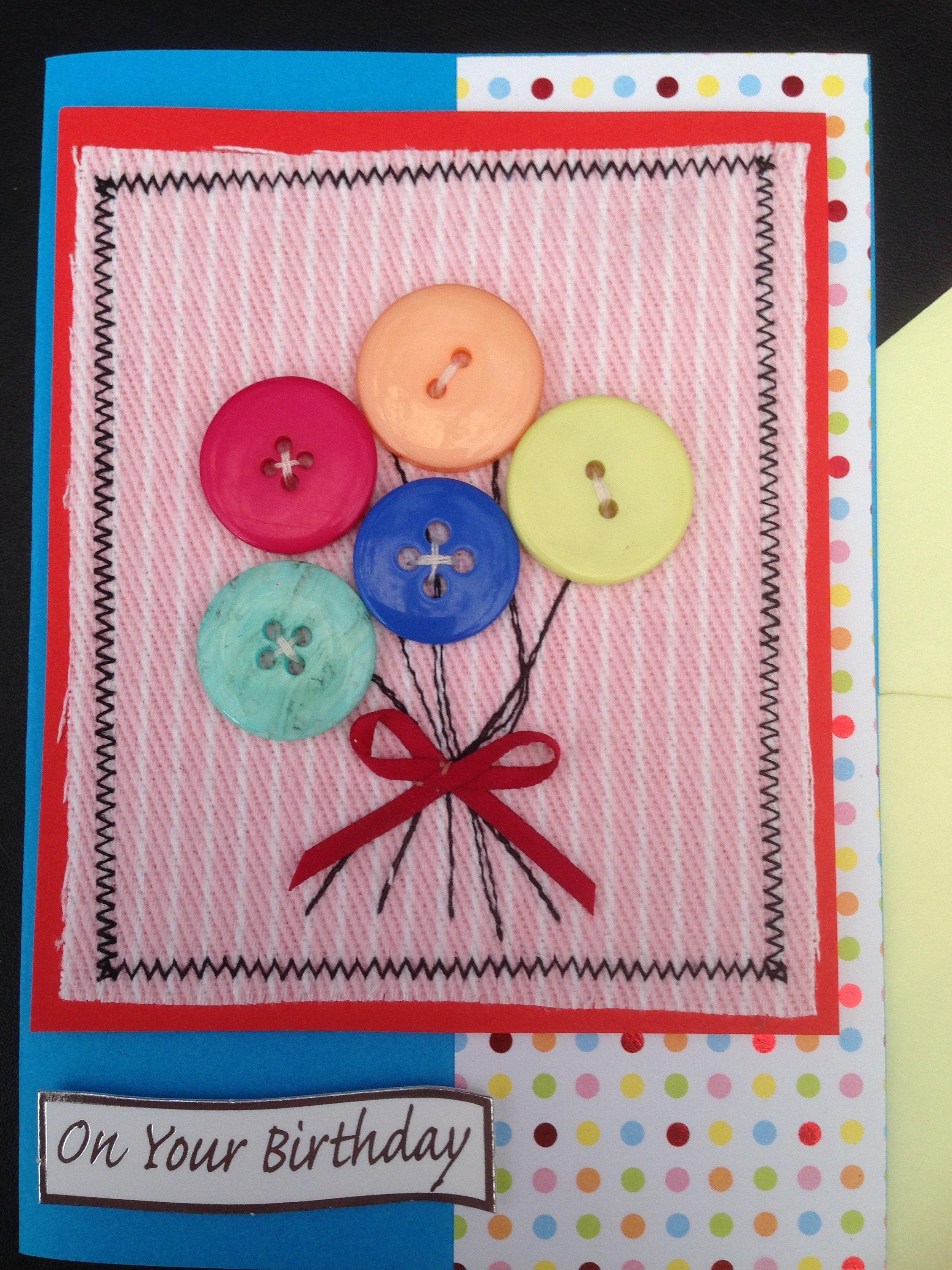 Handmade Birthday Card Etsy UK