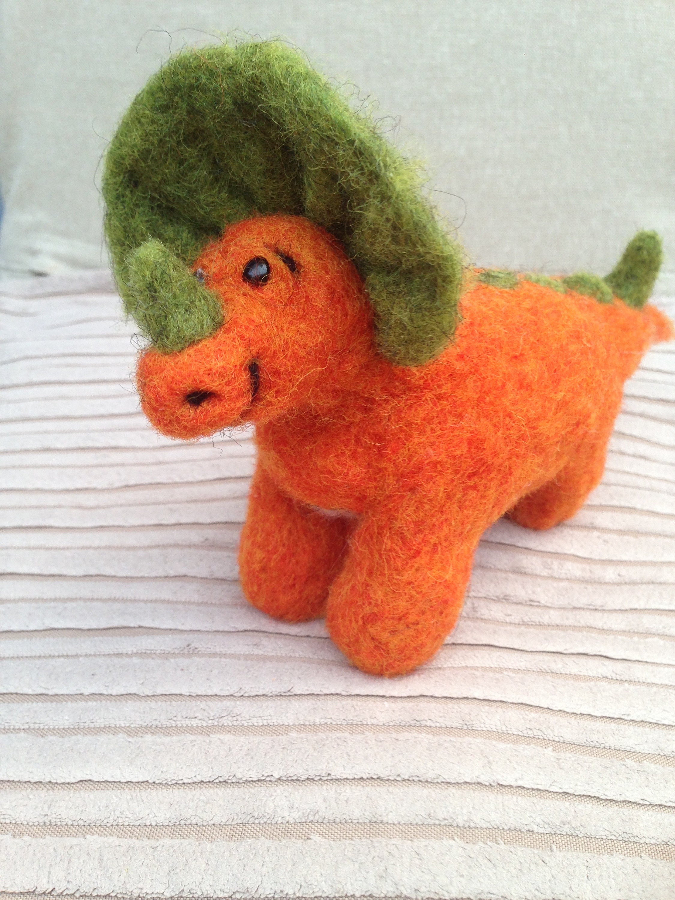 Cute Needle Felted Dinosaur Etsy UK