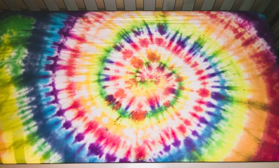 tie dye crib sheets