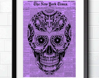 Sugar Skull Pictures Etsy