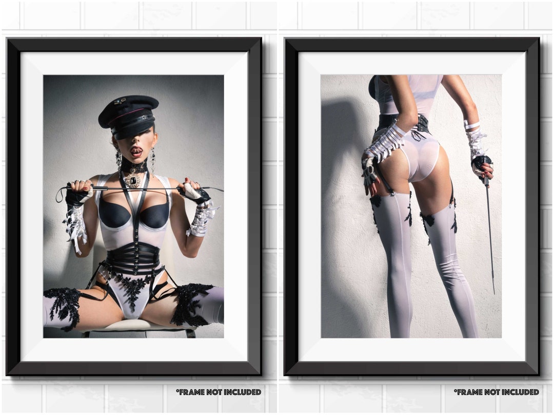 Sexy Fetish BDSM Glossy Unframed Set of 2 Photo Poster Prints photo
