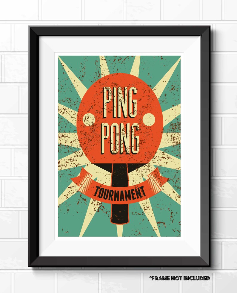 Awesome Retro Sports Pop Art Poster Prints Games Room Fishing Etsy