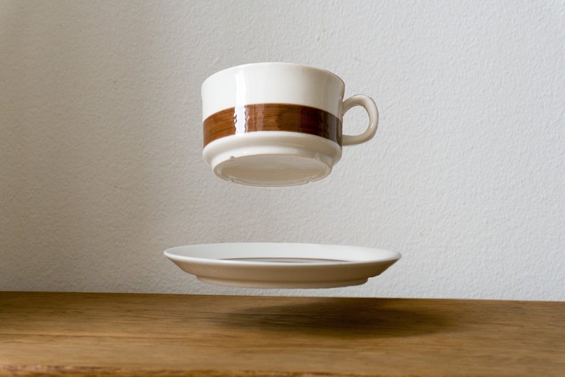 Gefle Malta Tea or Coffee Cups / Scandinavian Mug / Unique Etsy