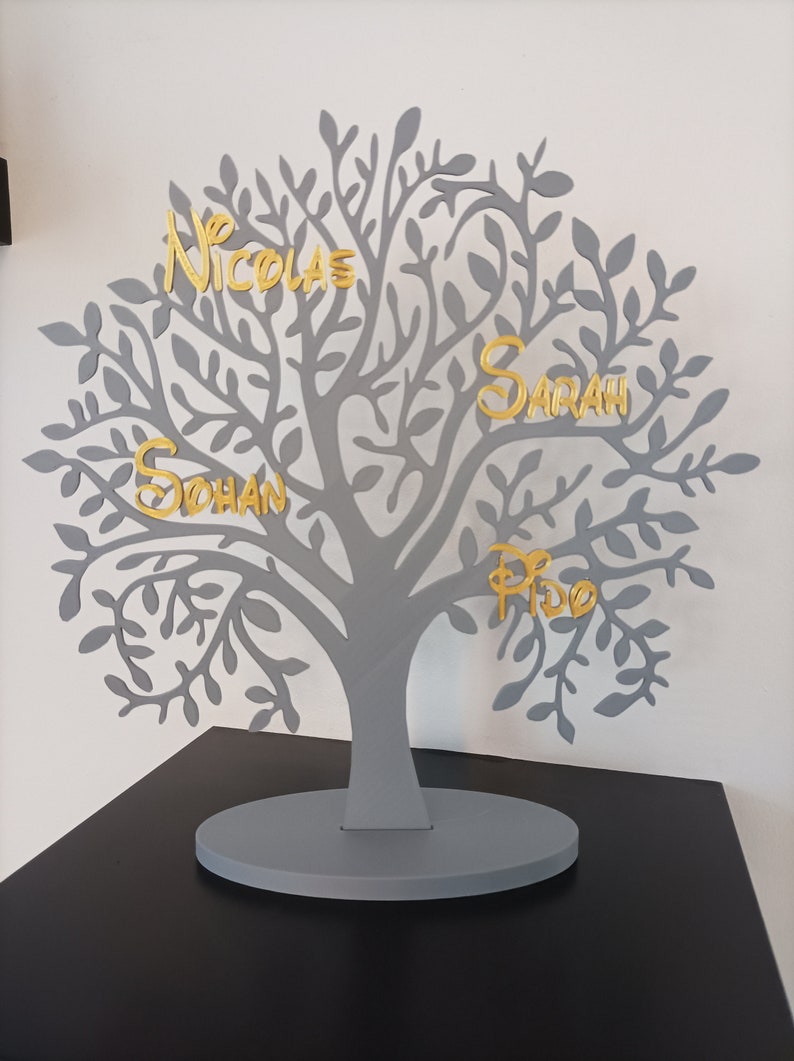 Tree of life on base to personalize 3D image 6