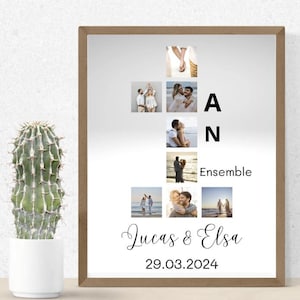 Poster 1 anno di coppia/anniversario di coppia/1 anno con voi/1 anno insieme