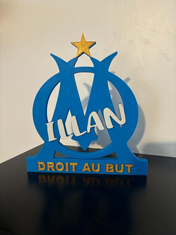 Pin's OM Club Olympique De Marseille Droit Au But Logo Football Fan