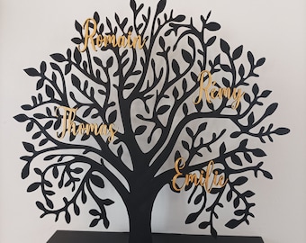 Arbre de vie sur socle à personnaliser 3D