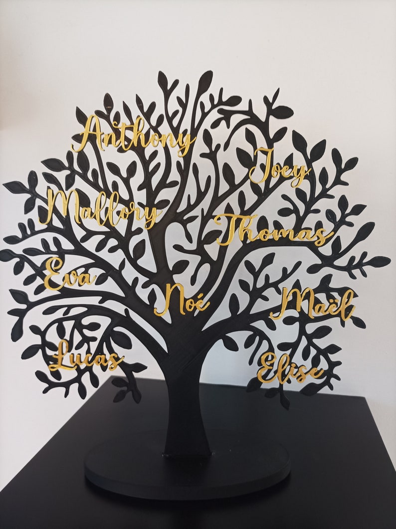 Tree of life on base to personalize 3D image 1