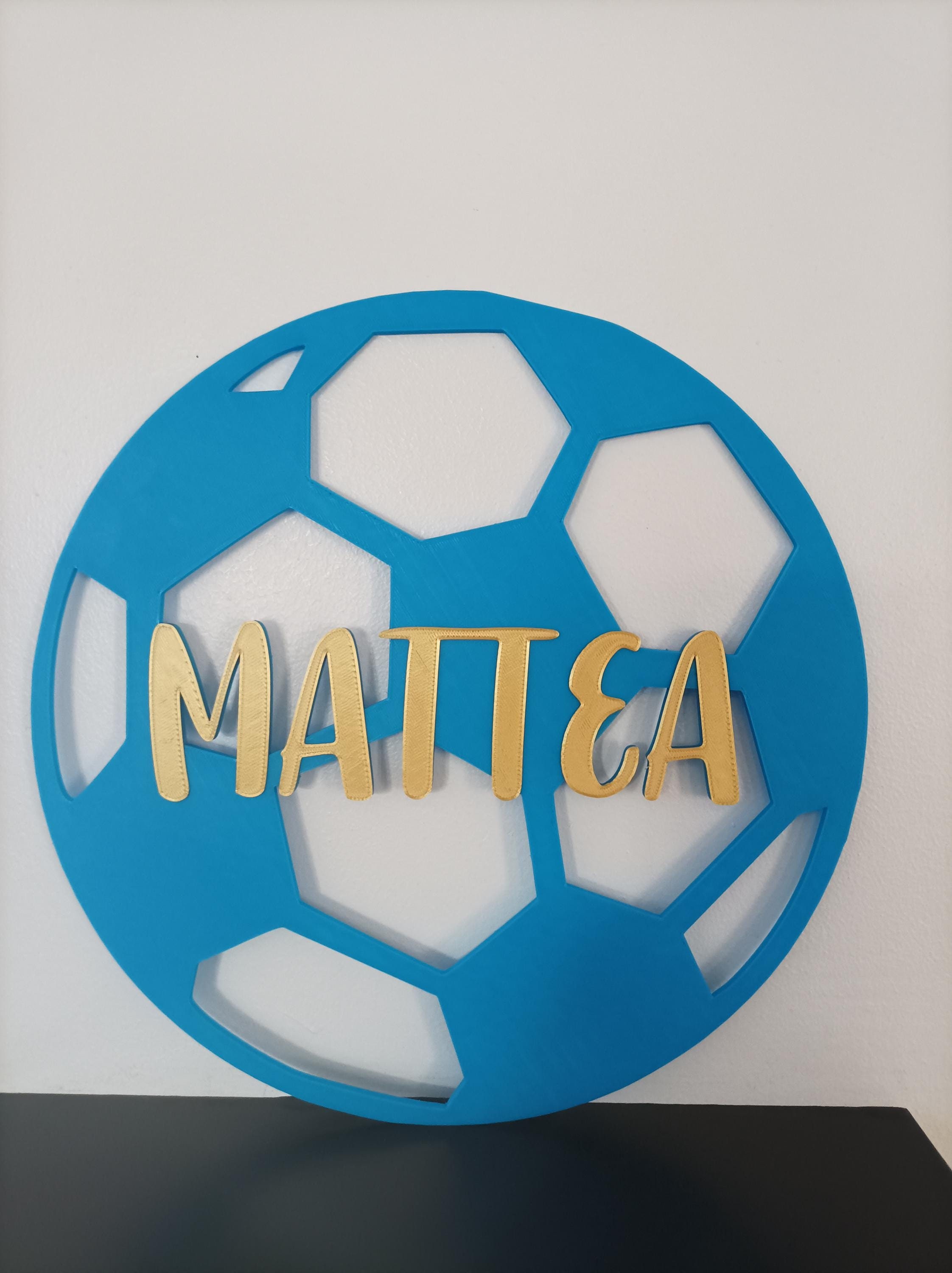 Personalized soccer ball