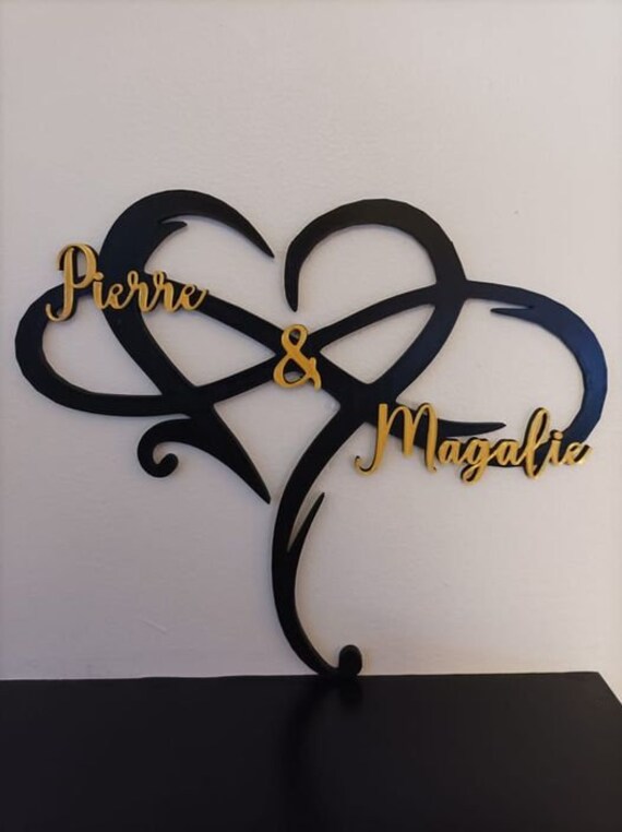 Signe Coeur avec Infini Personnalisé