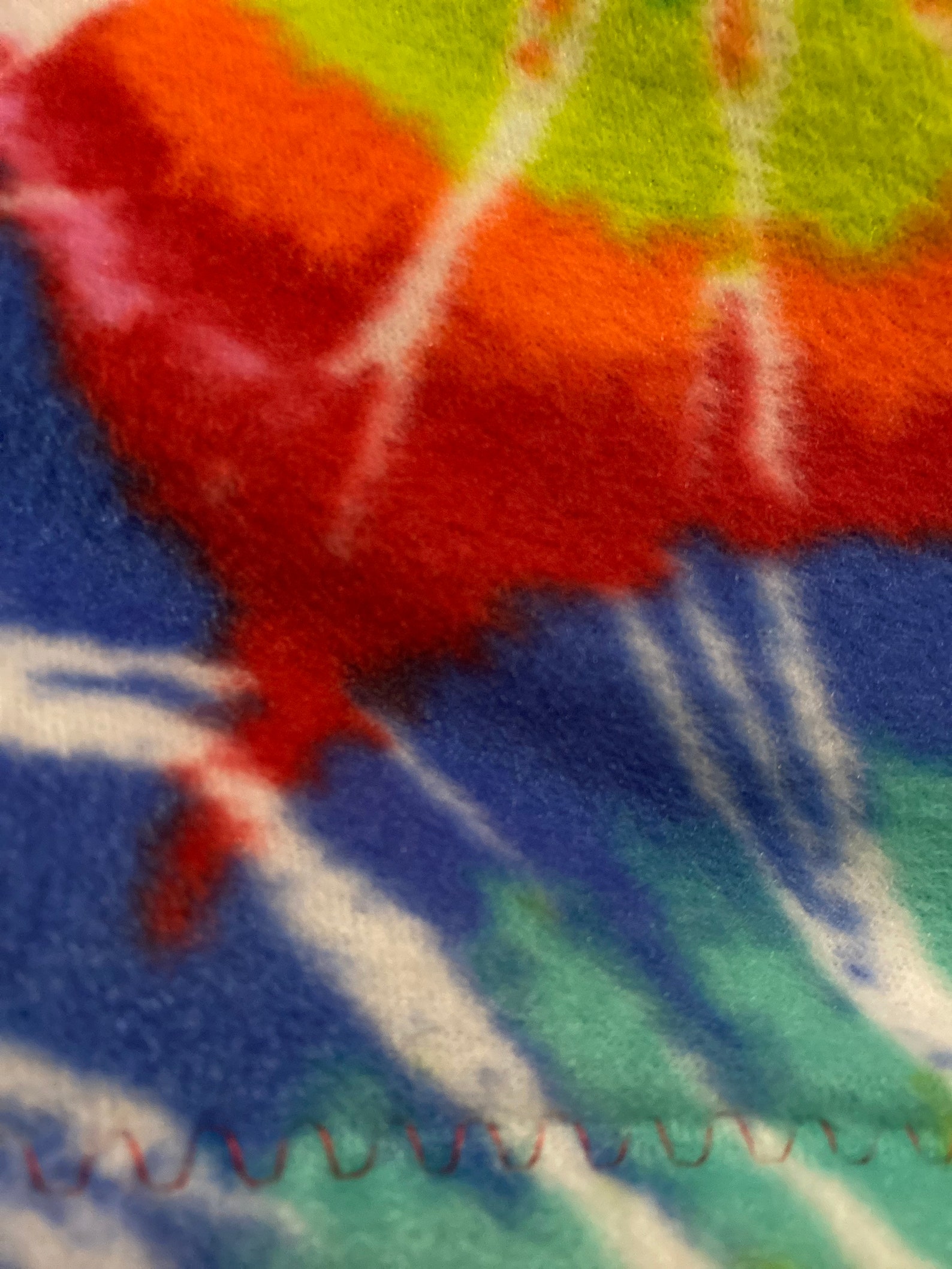Super Soft Fleece Tye Dye Blanket for Your Little One Bright Etsy UK