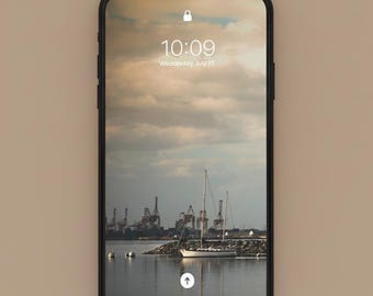 Mobile wallpaper Boat on a harbor manila