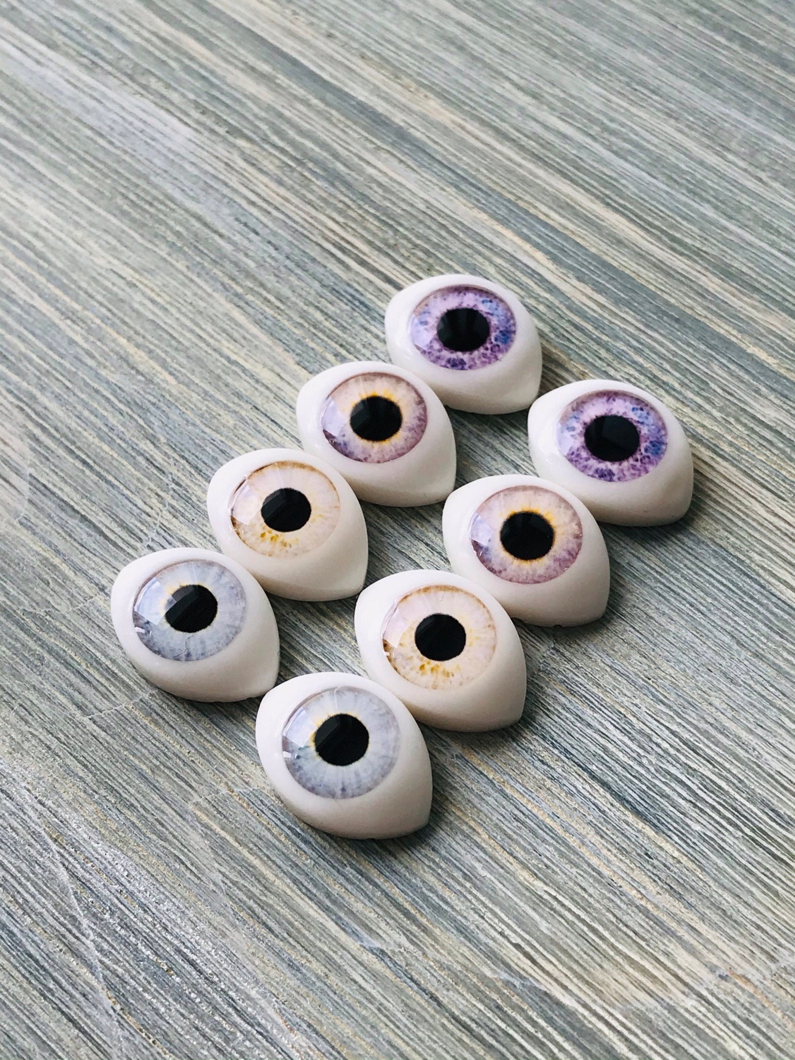 Set ovale ogen voor poppen van 16 mm 85 mm iris 4 paar Etsy