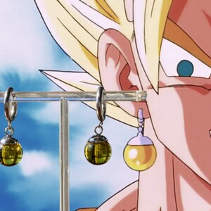 Vegetto Potara Earring Black Son Goku Zamasu Time Ring Cosplay