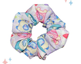Pastel ANIME HAIR SCRUNCHIE, kids hair tie