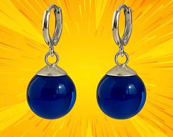 Blue Potaras – Anime Inspired Jewelry – Cosplay Accessory – Gift for Anime Fan