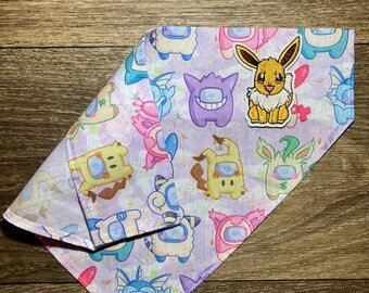 Anime Pet Neckwear- Among Pocket Monsters; SML, MED, LRG